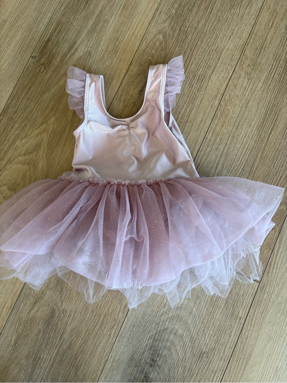 H&M Dusty Pink Sparkle Tulle Ballet Dress